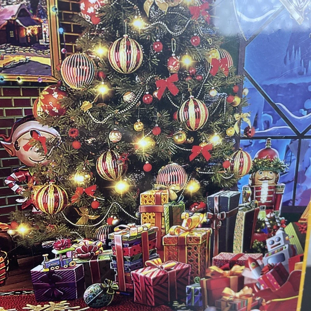 jigsaw puzzle advent calendar Christmas 1008  Poster Included Sealed